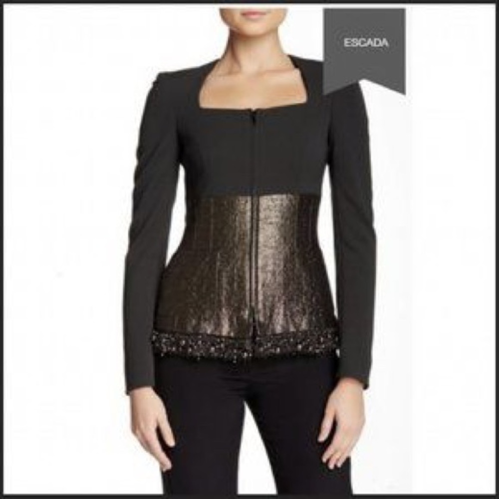 ESCADA Birkan Women's beaded trim jacket